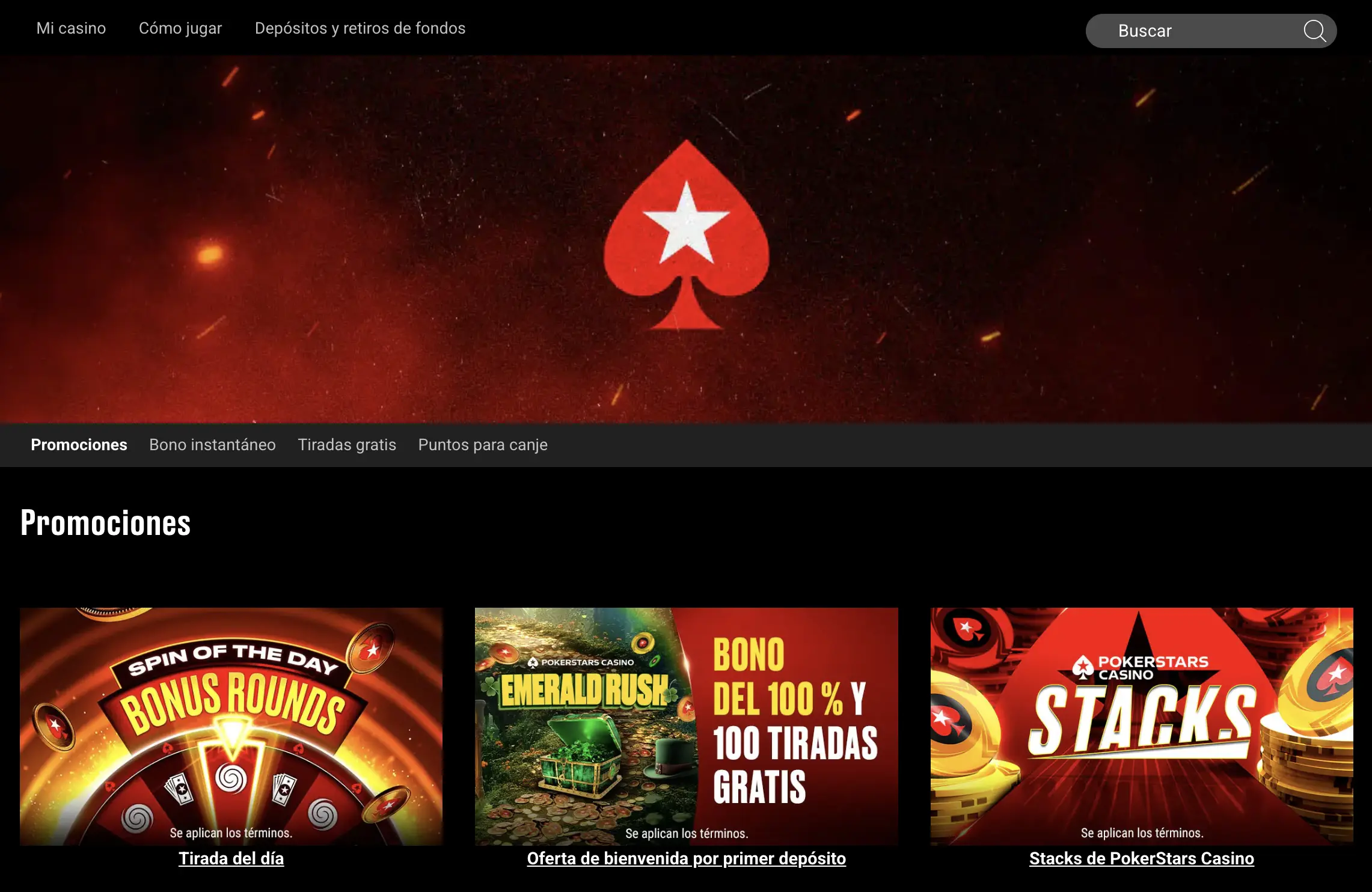 Bonos y promociones de PokerStars