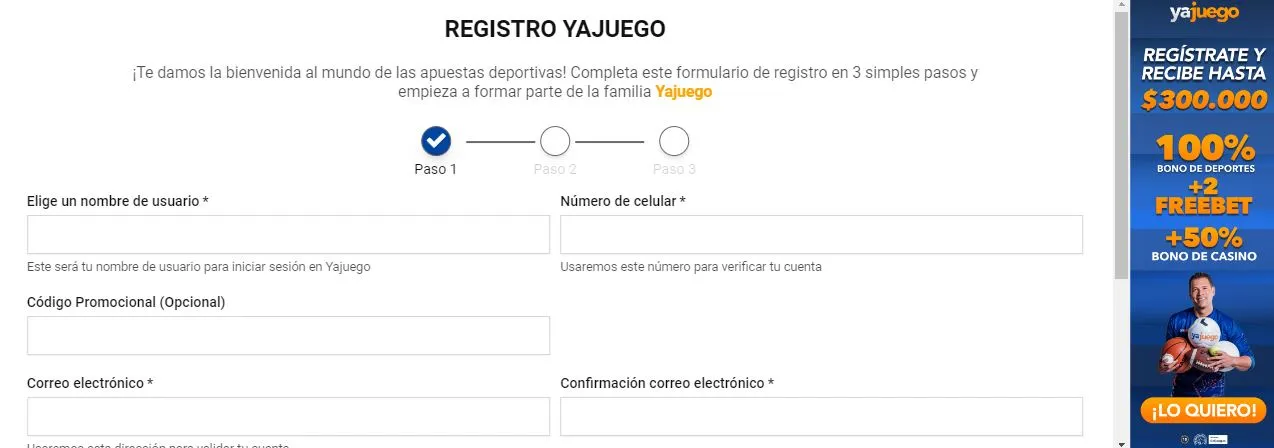 Registro en casinos