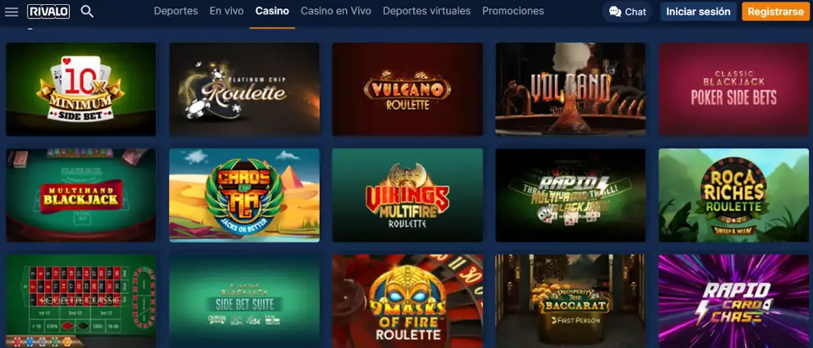 Sitio oficial del casino ruleta Rivalo casinos ruleta rivalo