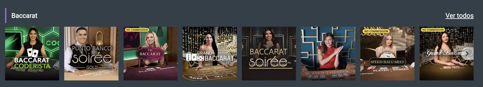 Juegos de baccarat en Codere Colombia Baccarat Codere Colombia