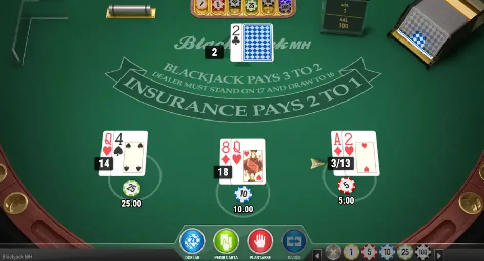 Blackjack modo demo Blackjack demo