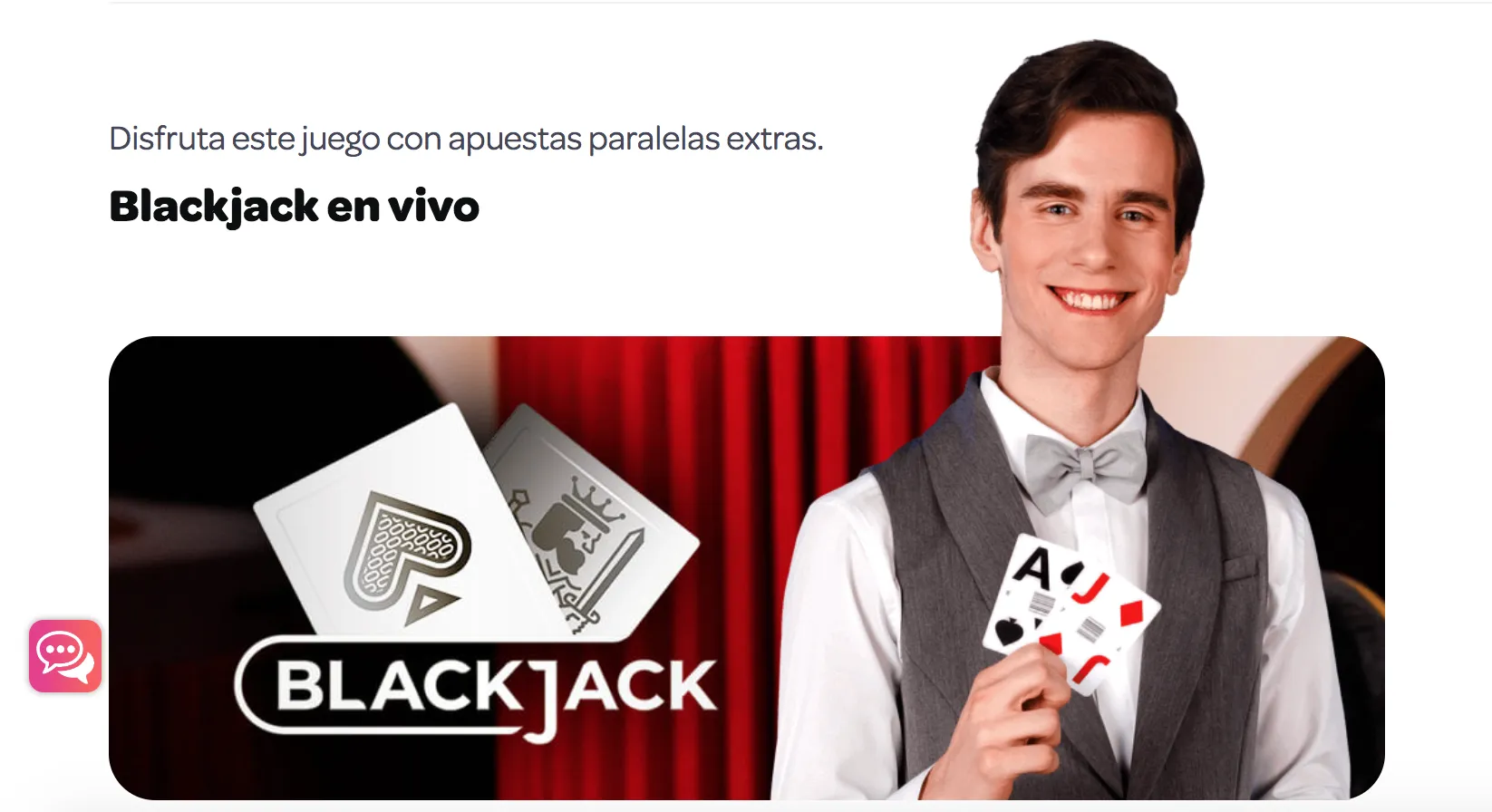 Blackjack en vivo