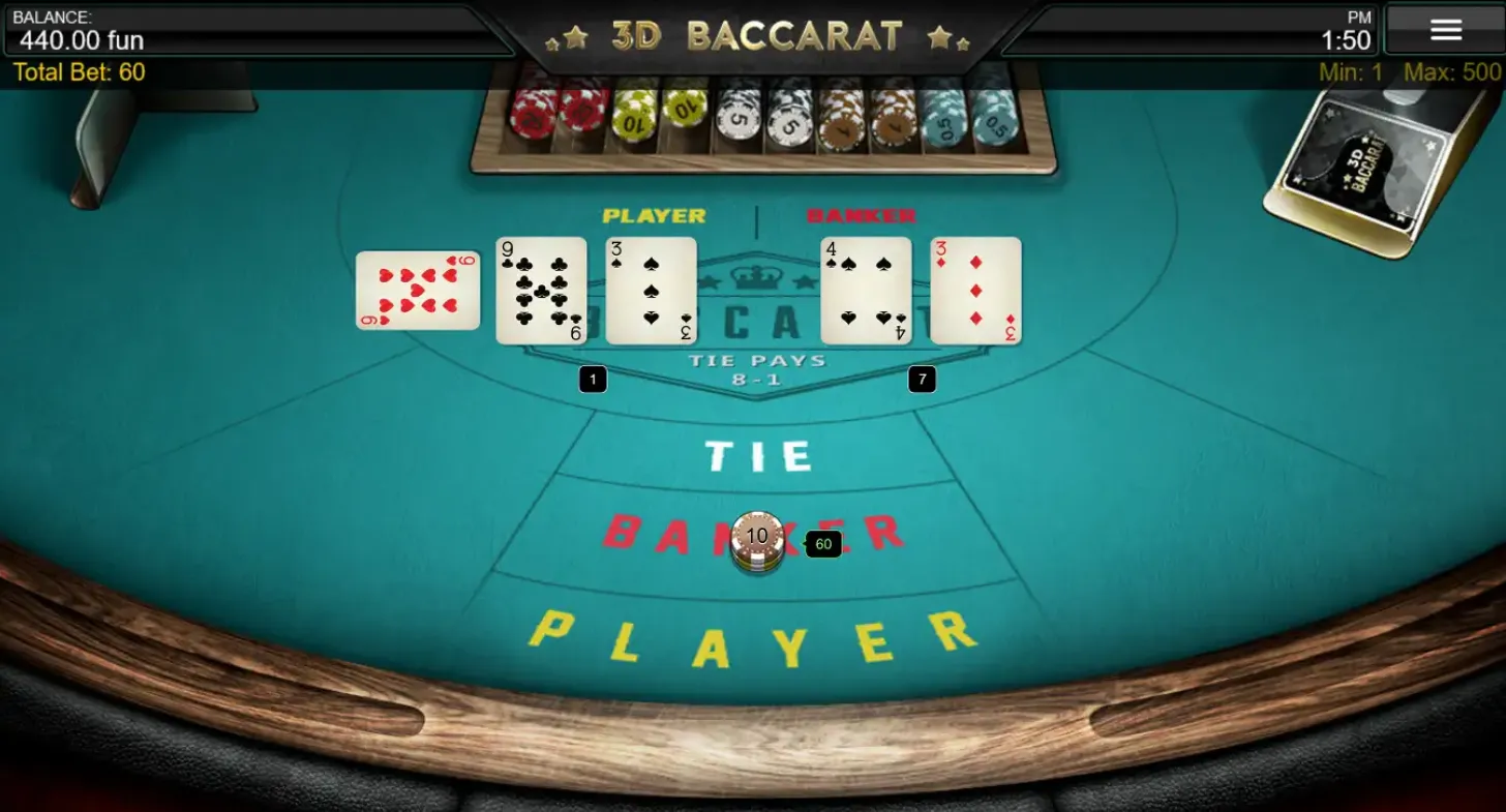 mesa baccarat