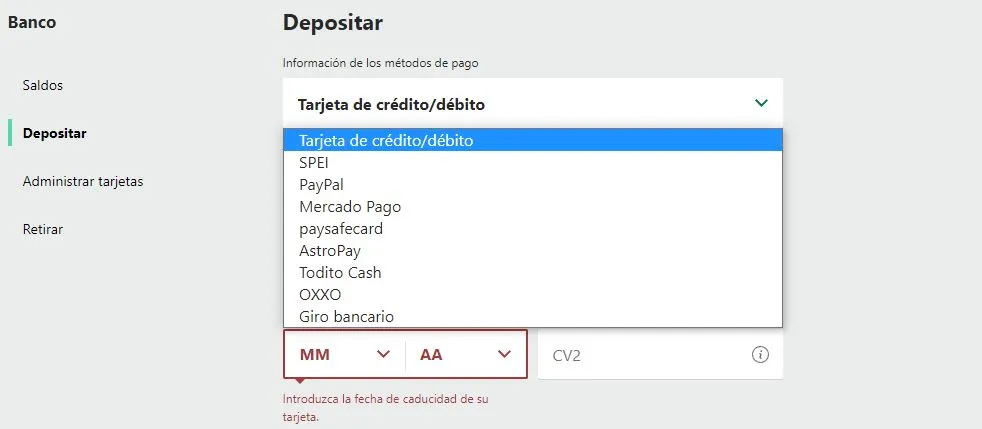 Retirar tus ganancias