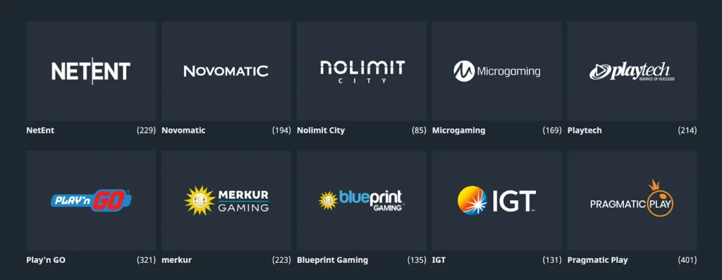 proveedores de casinos 