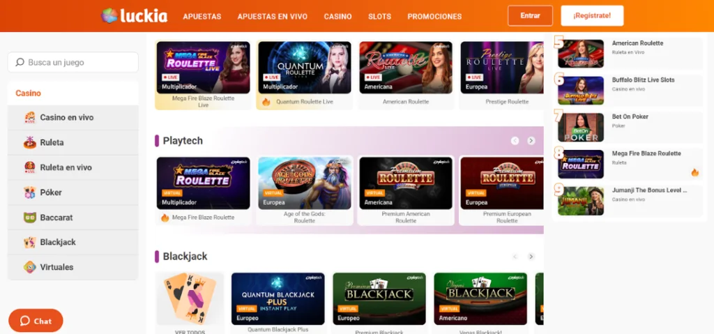 reseñas de casinos Colombia Luckia