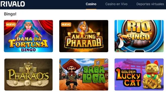 Rivalo Casino tiene juegos de Bingo bingo casinos online Rivalo
