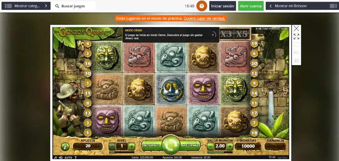 Gonzos Quest betsson