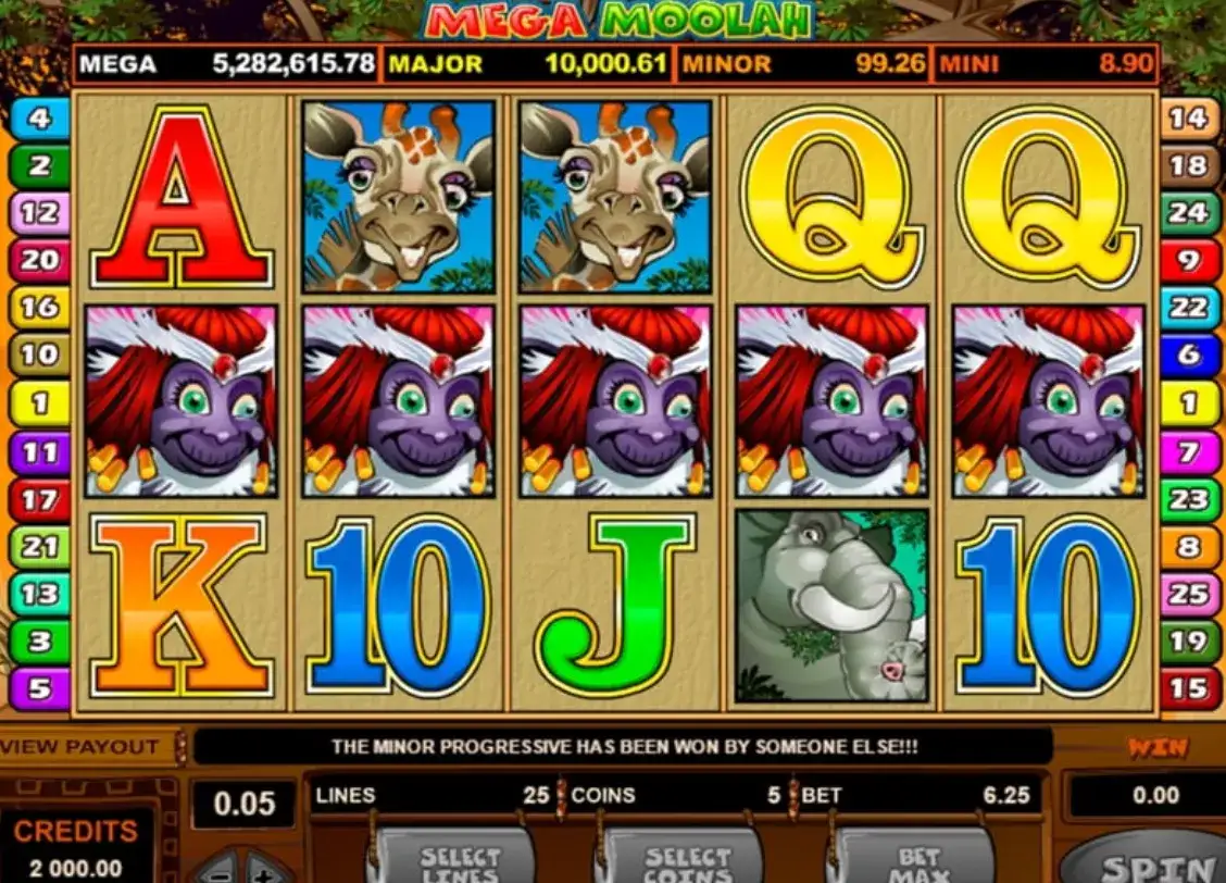 Consigue al mono azul para ganar tragamonedas tablero