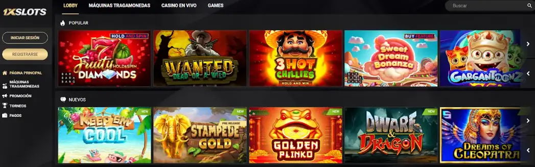 1xslots casino reseña
