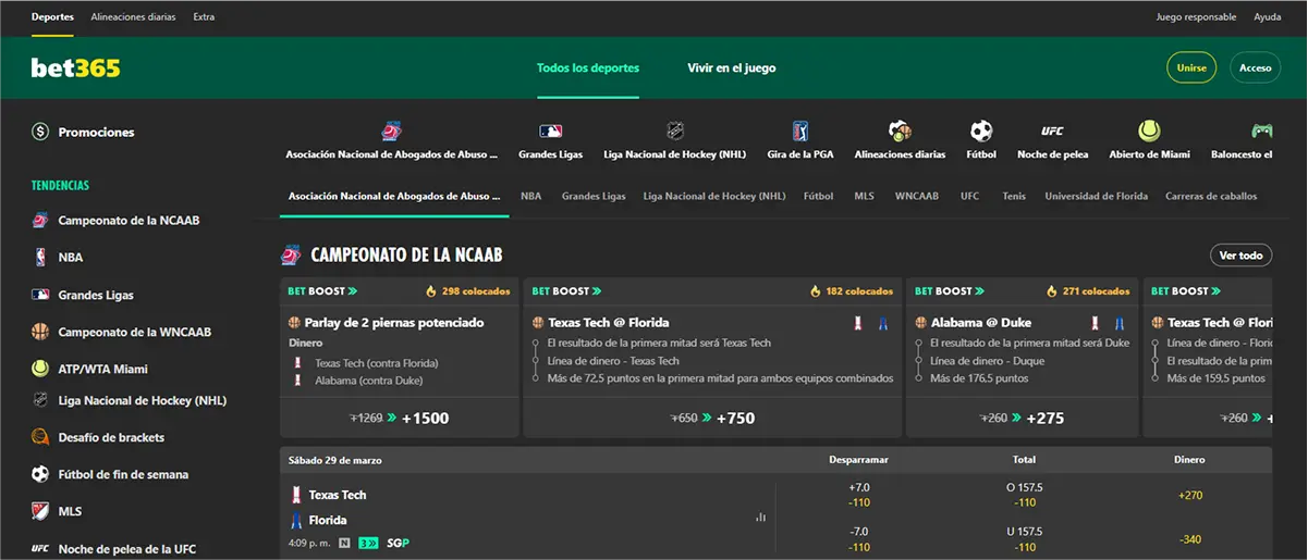 Apuestas deportivas